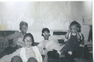 Me with my Aunties. Lord help us all!